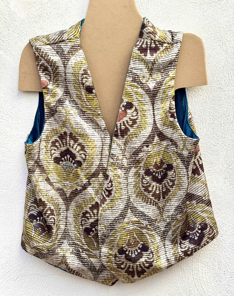 Gilet Turchese Samarcanda