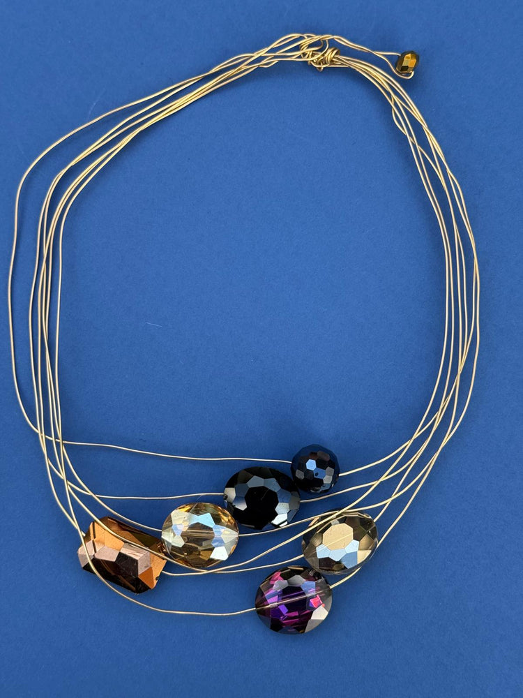 Collana Gocce di Notte Stellata