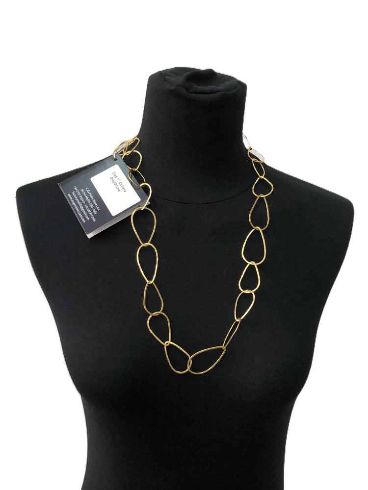 Gold Oval Necklace