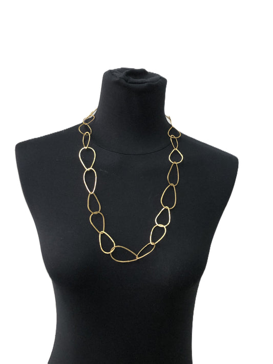 Gold Oval Necklace