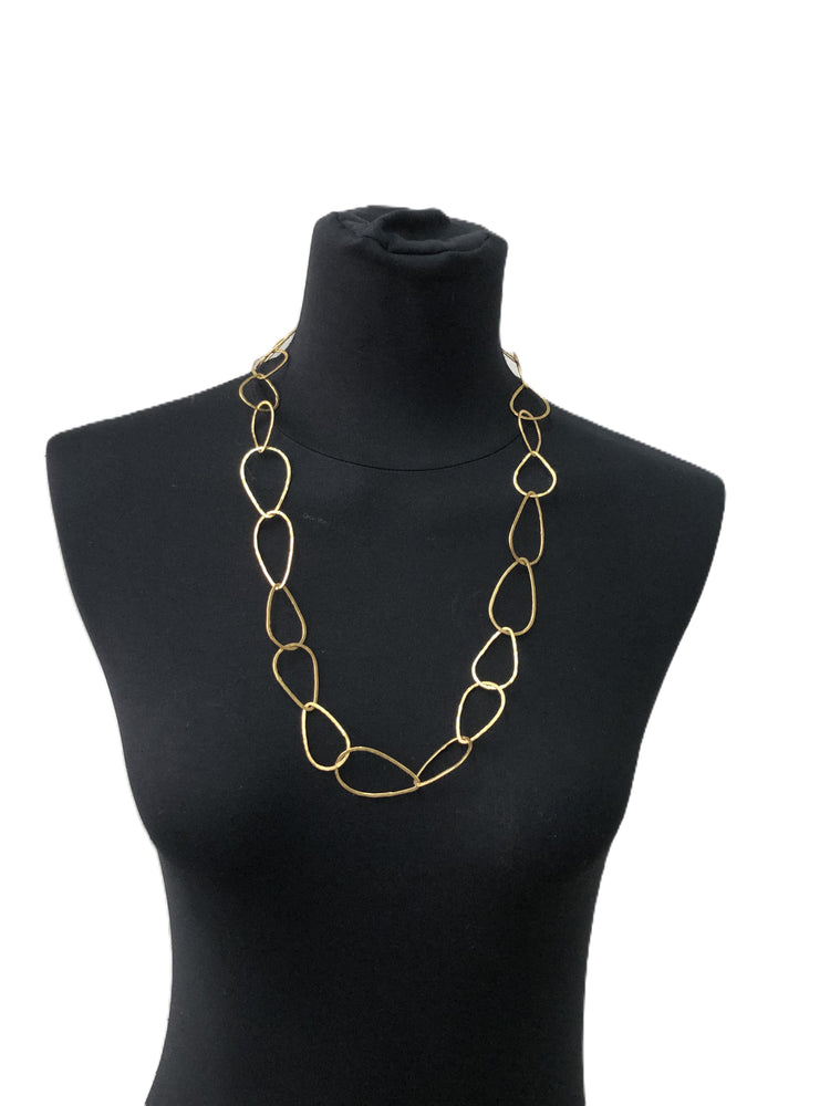 Gold Oval Necklace