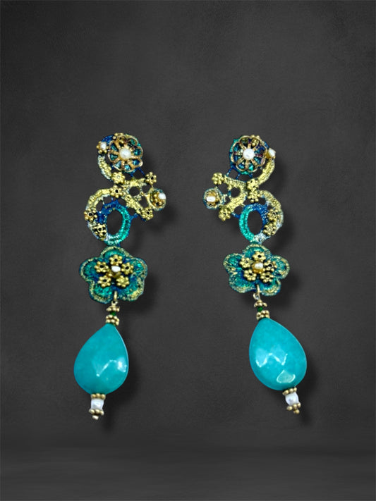 Orecchini Fior d’Azzurro