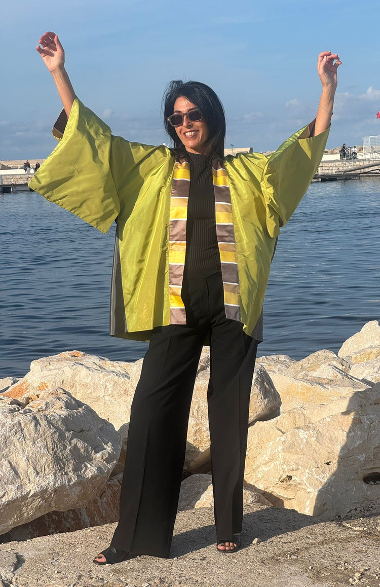 Lime Breeze Duo - Kimono