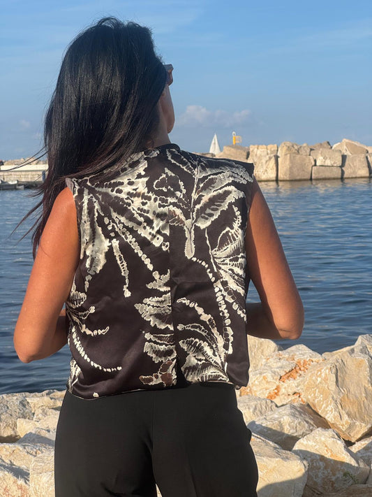 Gilet Reversibile Notte di Marrakech