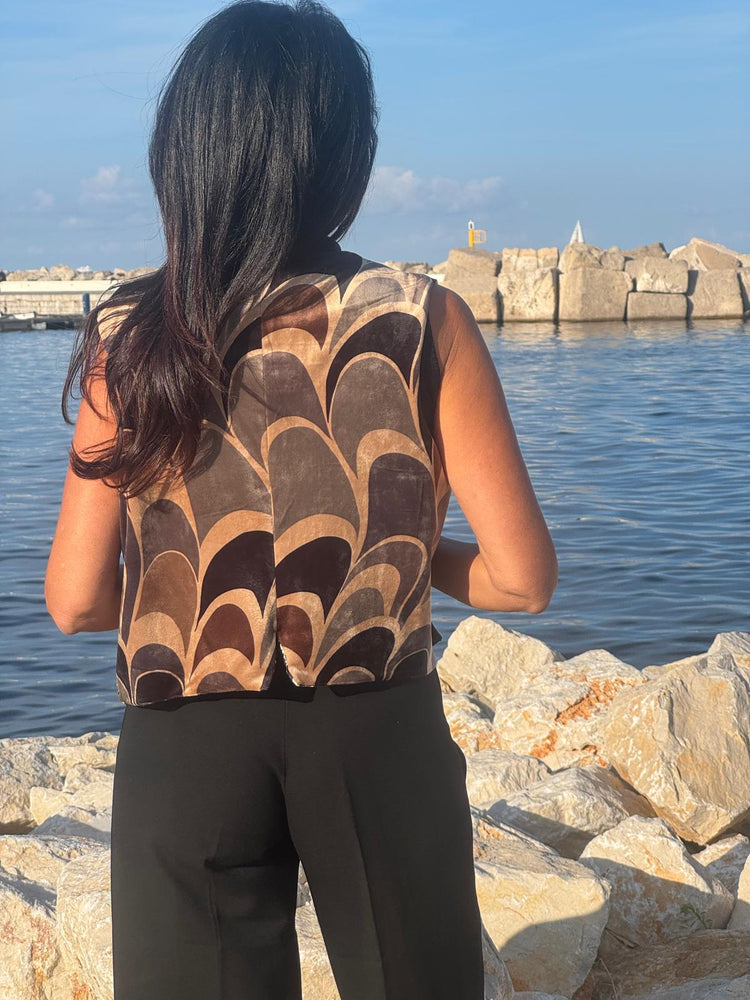 Gilet Reversibile Notte di Marrakech