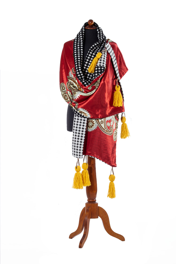 Stola Rosso Barocco