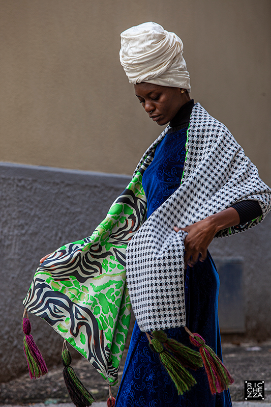 Stola Pixel Botanico