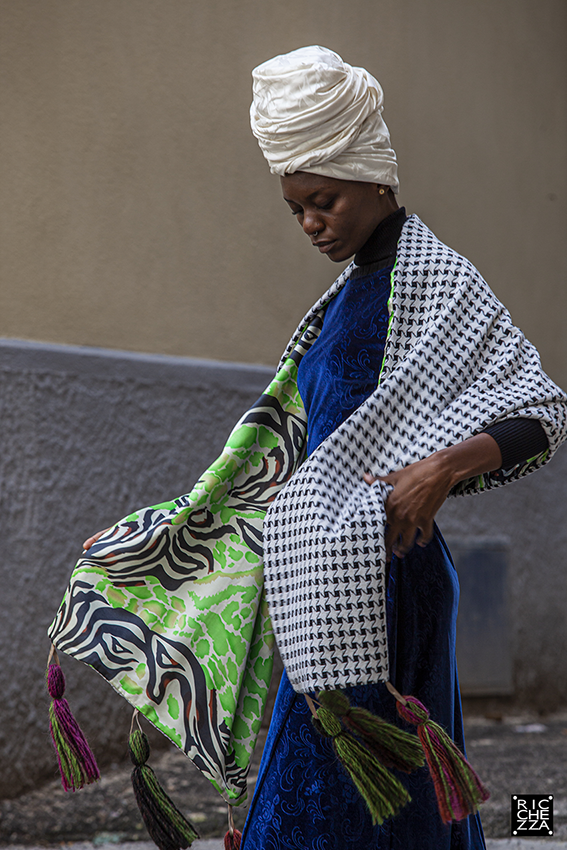 Stola Pixel Botanico