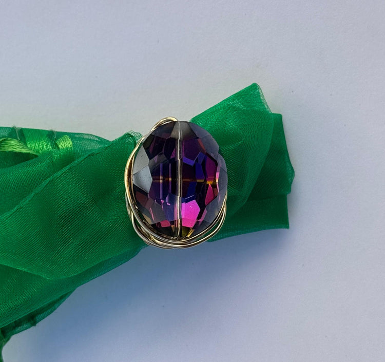 Anello Vortice Ametista