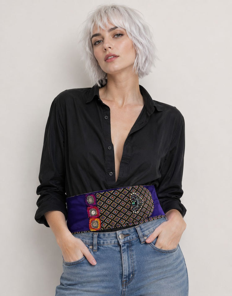 Cintura Cuore Viola