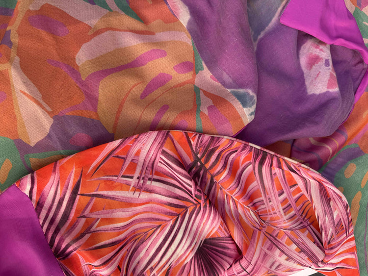 Sciarpa Aurora Fucsia d'Ordiente