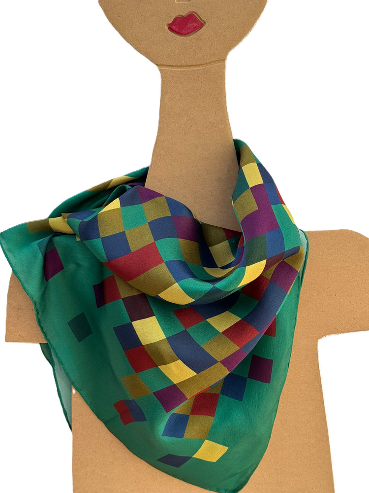 Foulard Square Verde Brillante