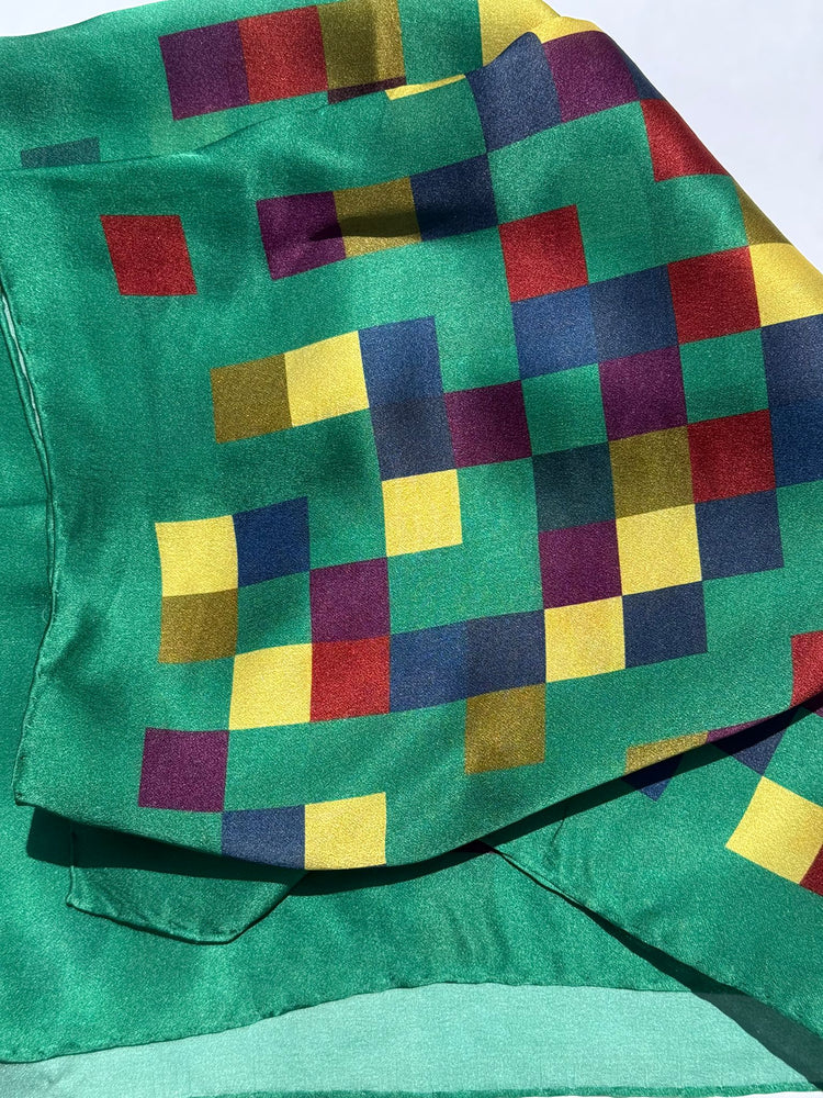 Foulard Square Verde Brillante