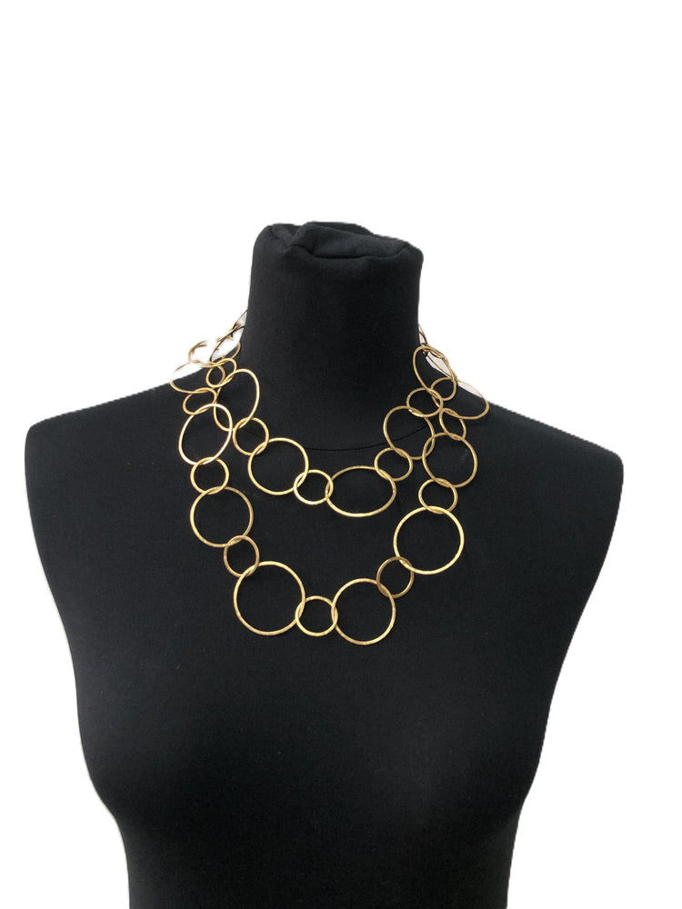 Gold Circle Necklace