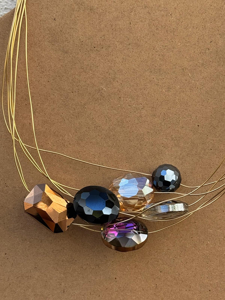 Collana Gocce di Notte Stellata