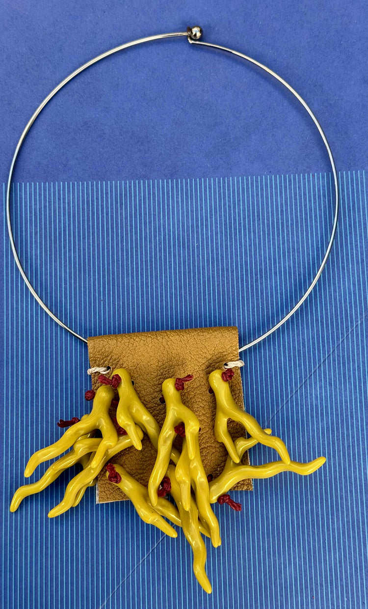 Collana Corallo Gialla