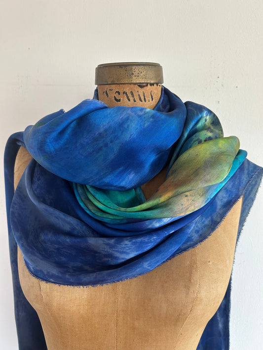 Mediterranean Blue Stole