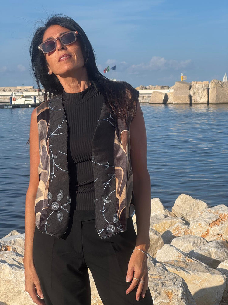 Gilet Reversibile Notte di Marrakech