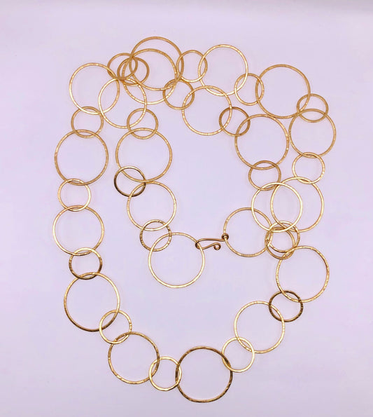 Gold Circle Necklace
