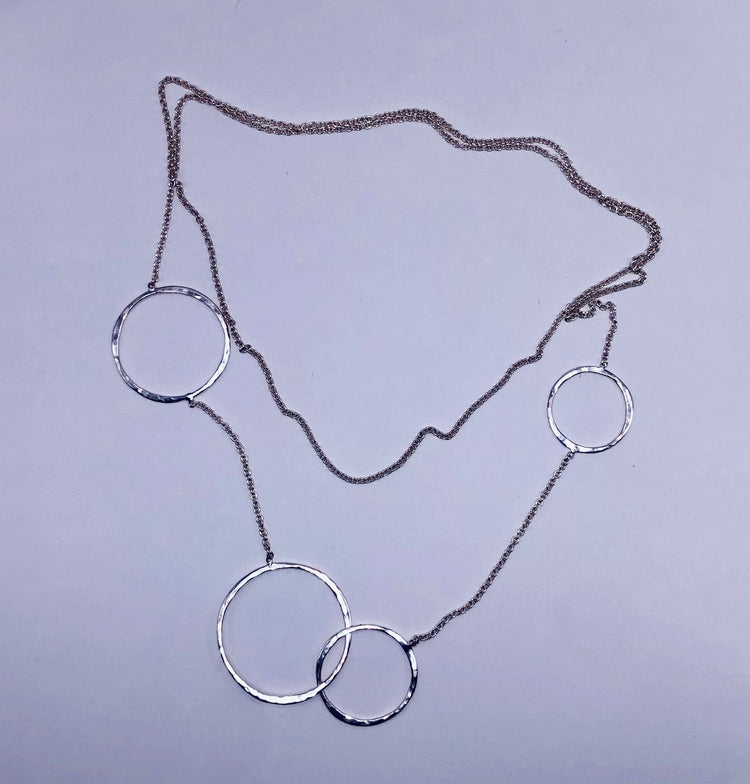 Double Circle Necklace