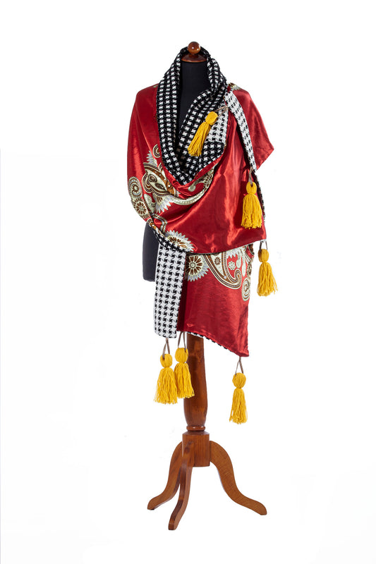 Stola Rosso Barocco