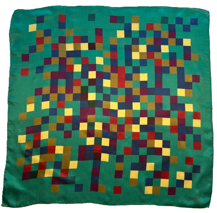 Foulard Square Verde Brillante
