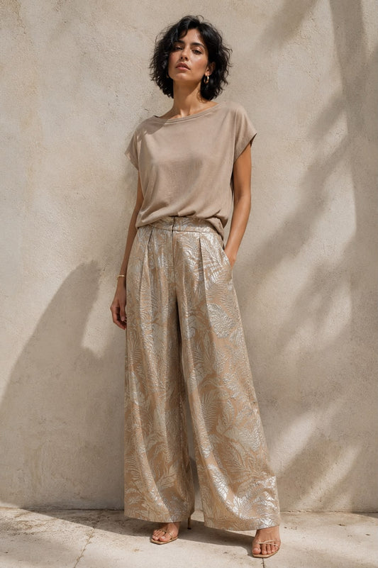 Pantalone Palazzo Beige