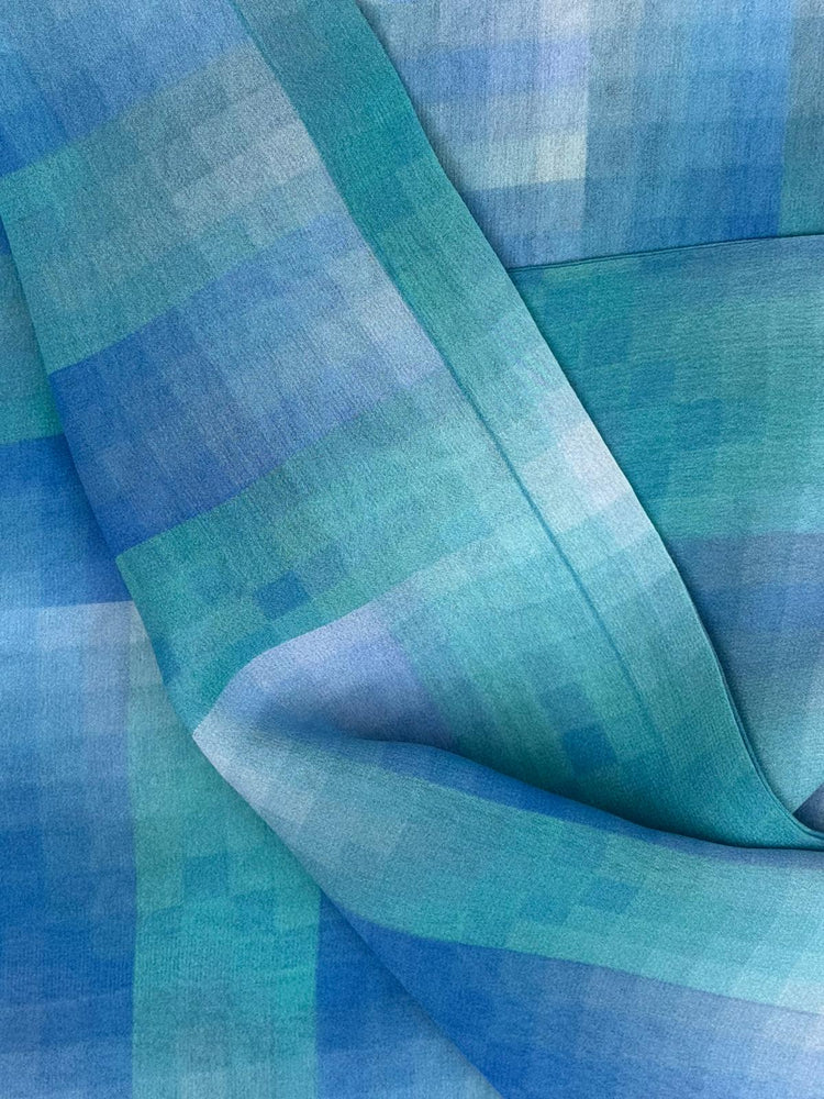 Sciarpa Aurora Blu