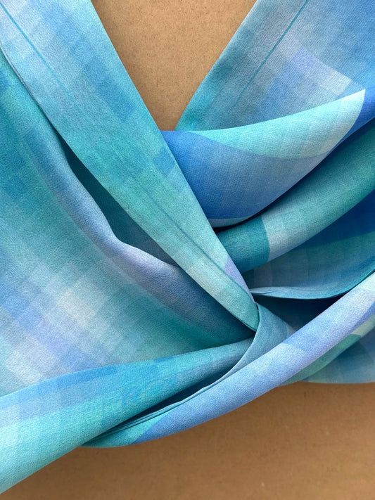 Sciarpa Aurora Blu