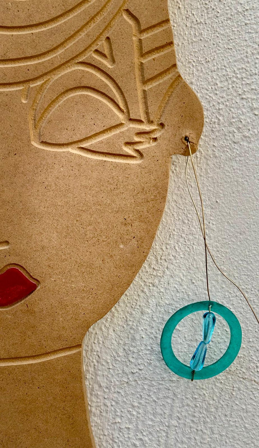 Orecchini Solaris Turchese