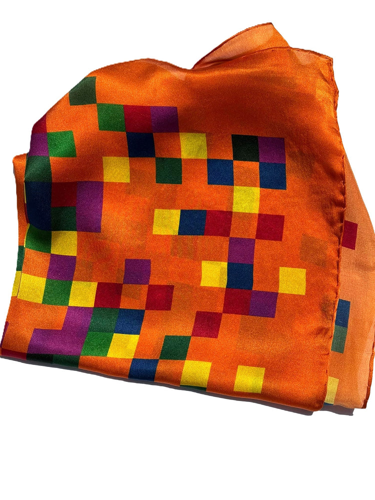 Foulard Square Arancio