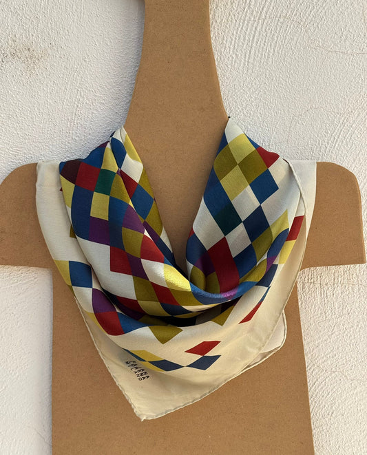 Foulard Square Bianco