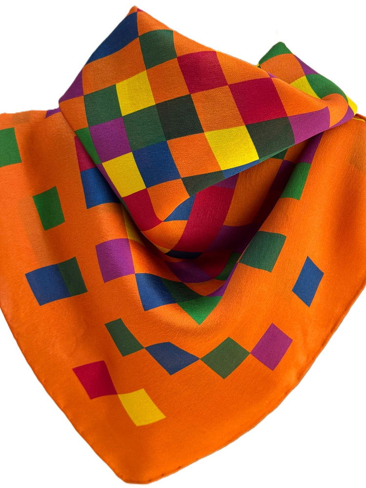 Foulard Square Arancio