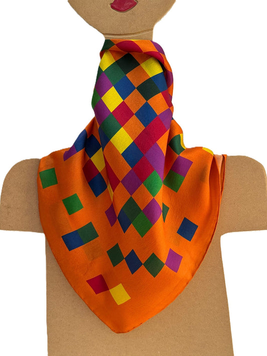 Foulard Square Arancio