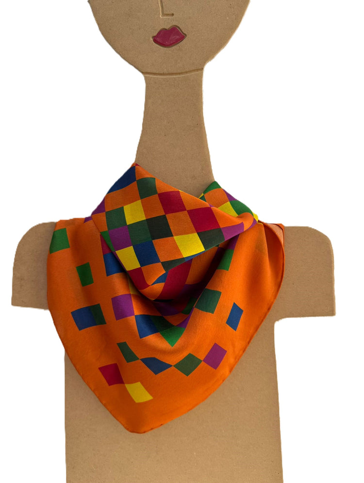 Foulard Square Arancio