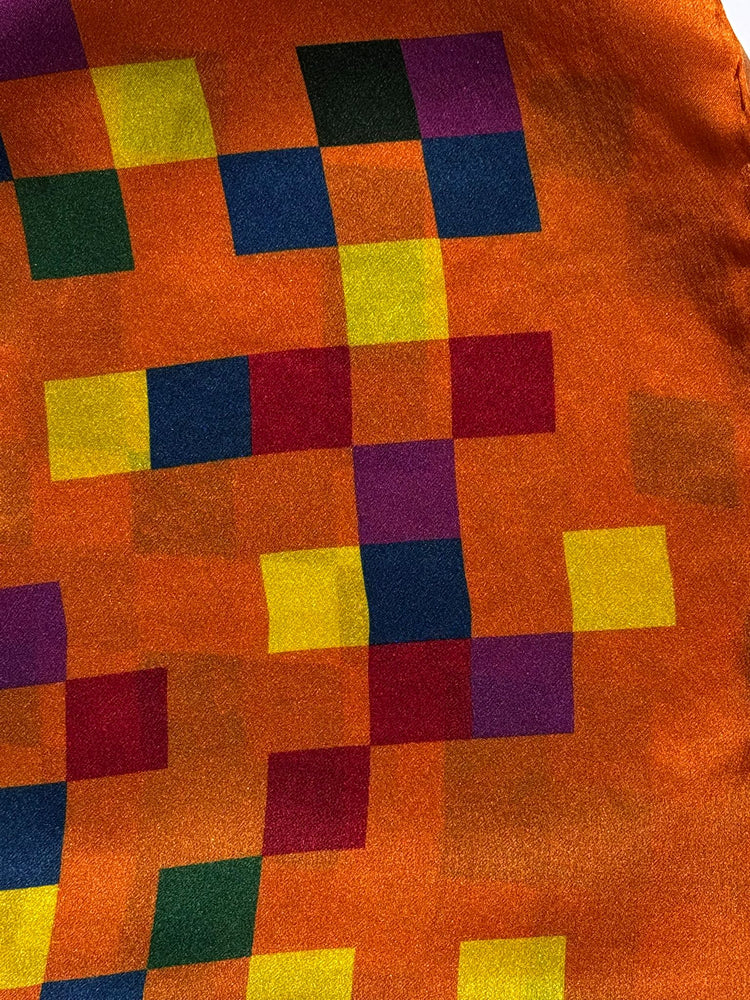 Foulard Square Arancio