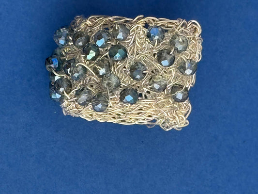 Anello Ghiaccio Blu