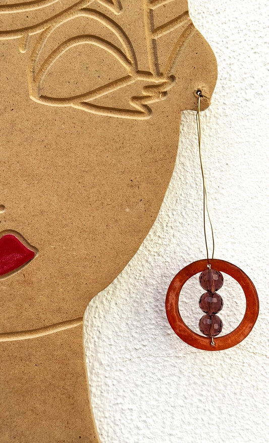 Orecchini Solaris Viola