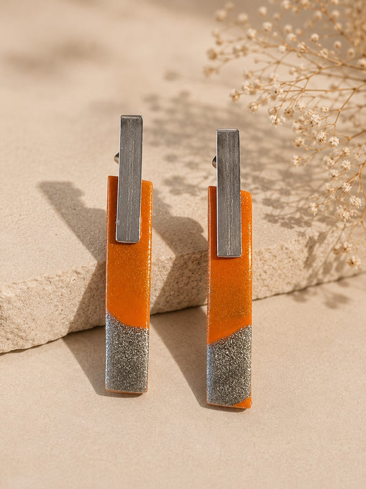 Orecchini Orange Monolite