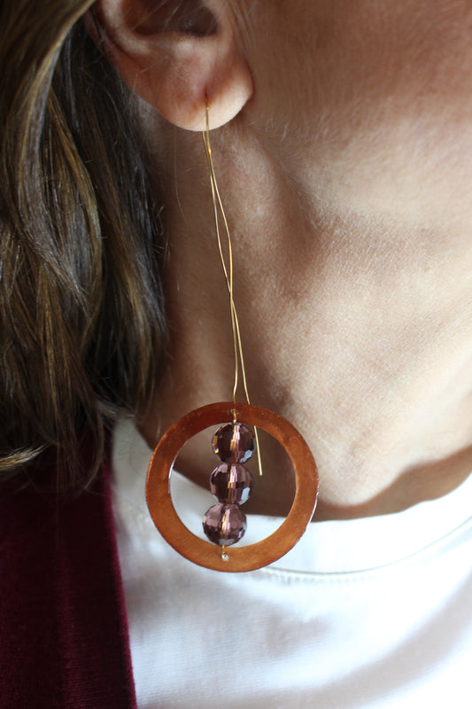 Orecchini Solaris Viola