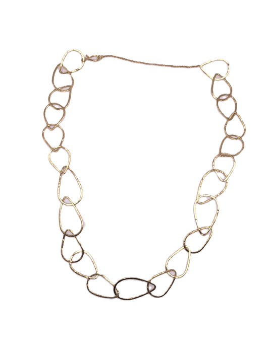 Gold Oval Necklace
