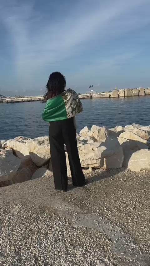 Sciarpa Aurora – Verde di Luce