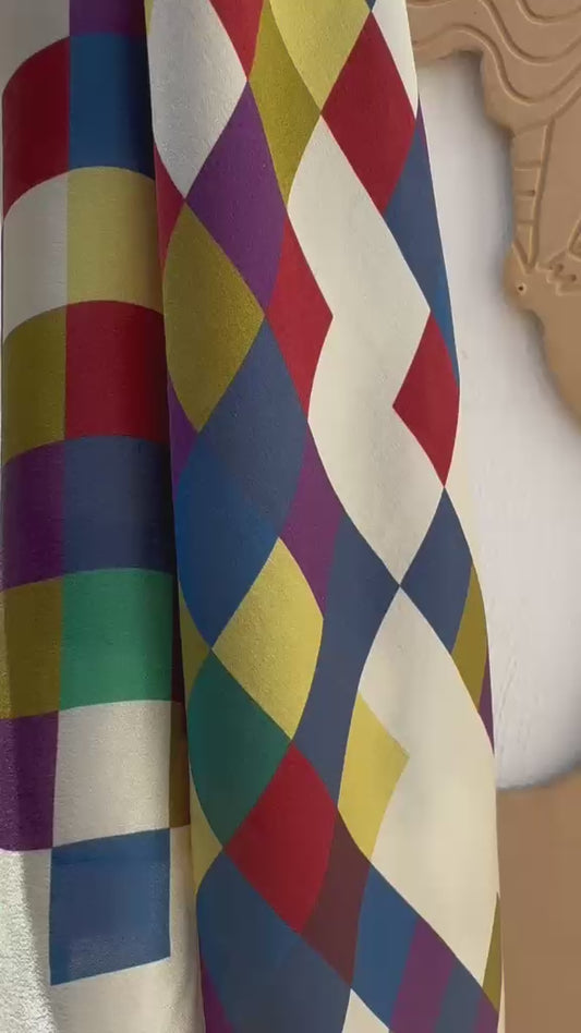 Foulard Square Bianco