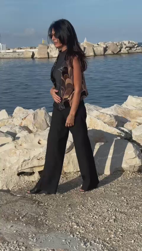 Gilet Reversibile Notte di Marrakech