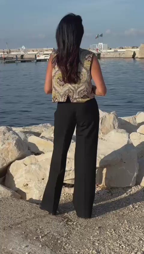 Gilet Turchese Samarcanda