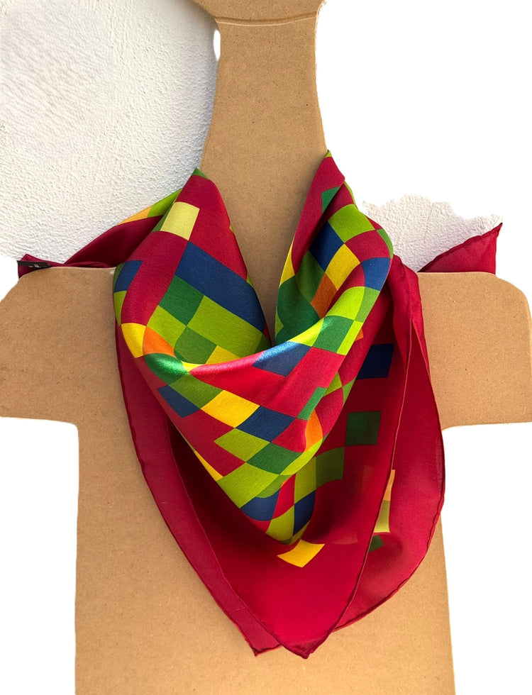 Foulard Square Rosso