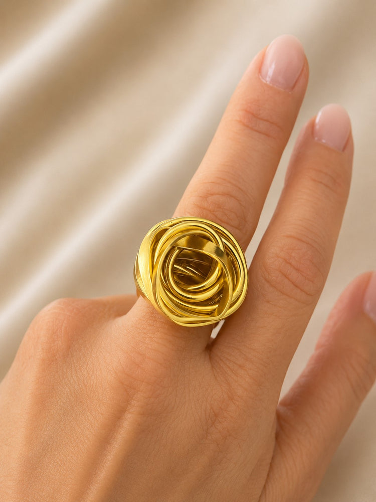 Anello Rosa d'Oro
