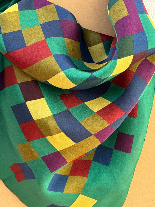 Foulard Square Verde Brillante